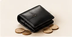 Wallet and coins
